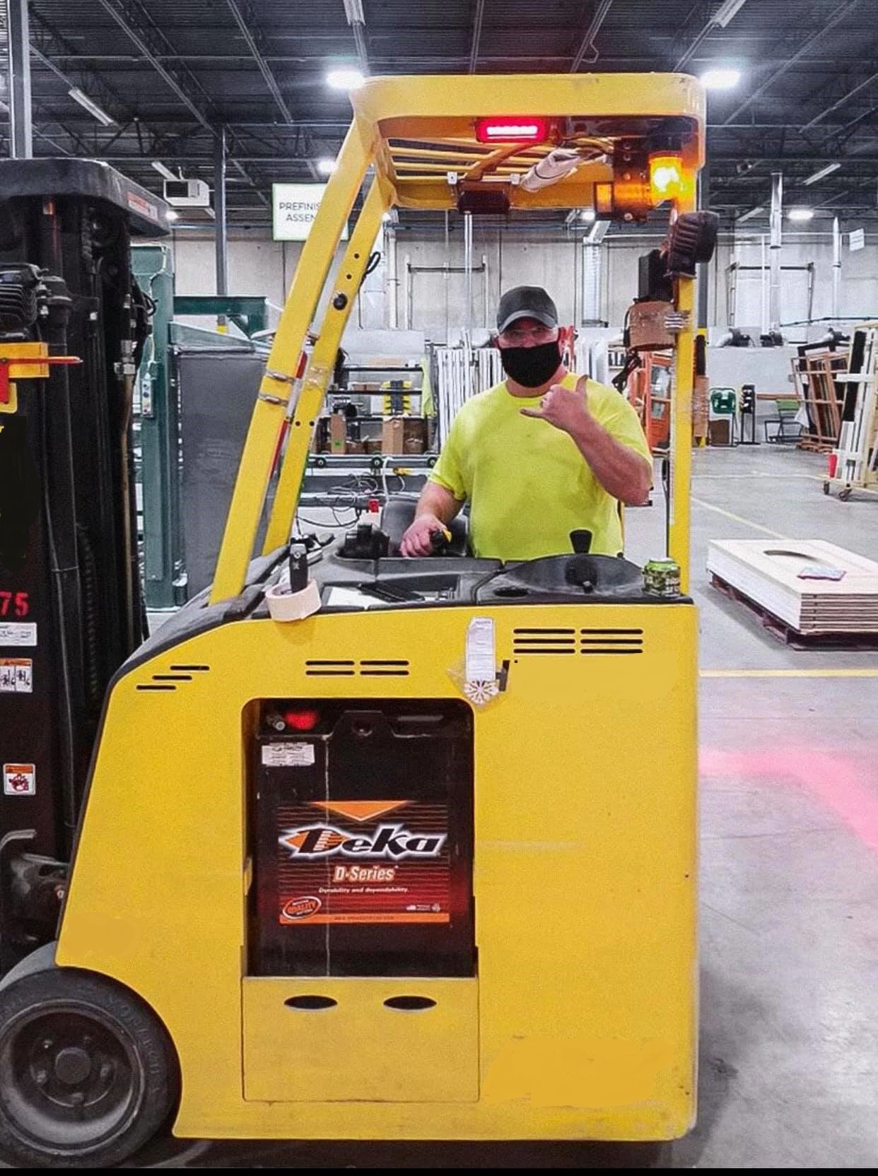 Hyster Forklift Deka Battery