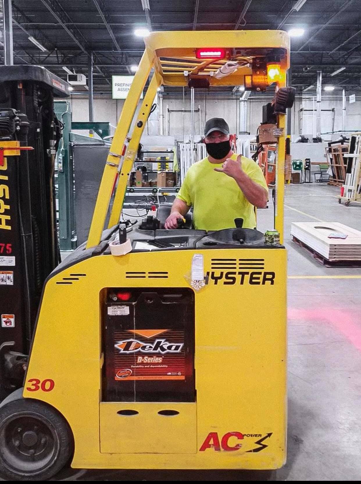Hyster Forklift Deka Battery