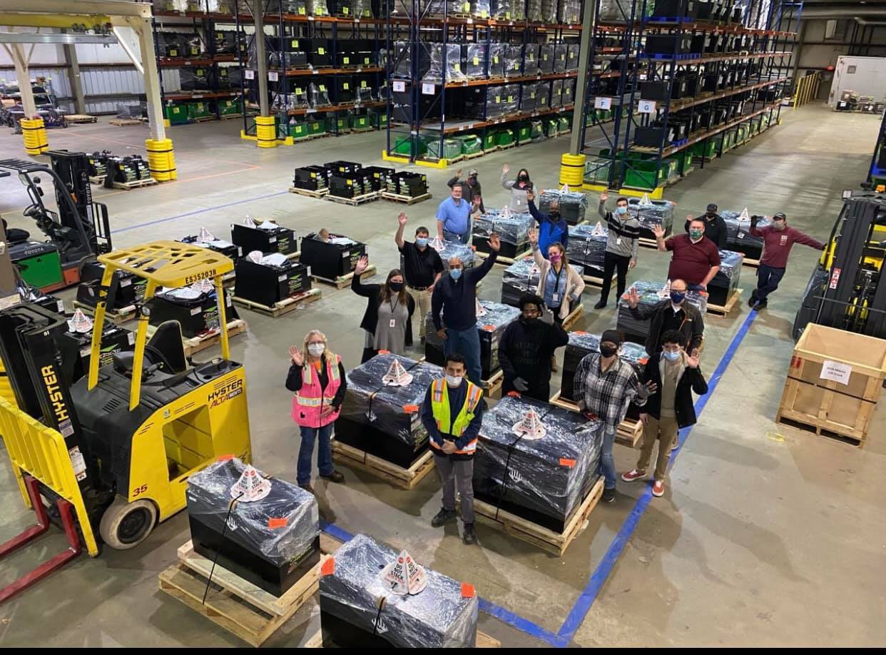 Deka battery warehouse distribution